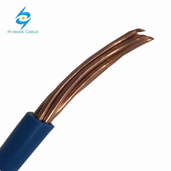 China 
                                 Aislamiento de PVC no revestida de un núcleo de hilo de cobre de 1,5 mm2 de 2,5 mm2 4mm2 6mm2                              fabricante y proveedor