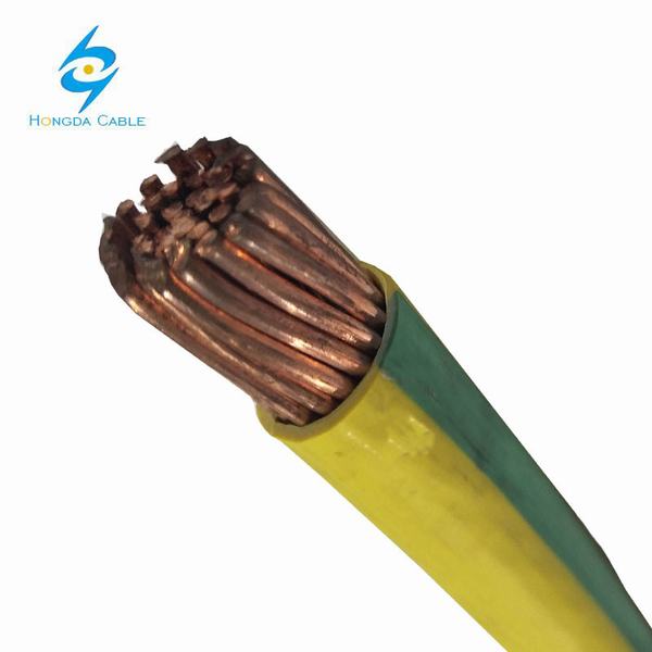 Chine 
                                 Isolation en PVC jaune-vert 10mm du câble de masse2 16mm2 25mm2                              fabrication et fournisseur