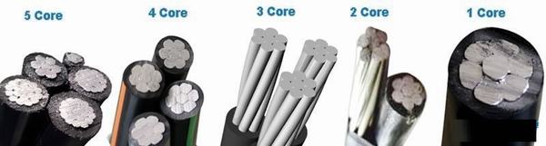Chine 
                                 2 simple coeur Core 3 Core 4 Core multi-coeurs Passage de câble en aluminium                              fabrication et fournisseur