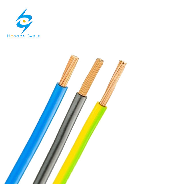 
                Single Core AWG 4 6 8 10 12 fil souple de fil de résistance au feu isolant en PVC pour utilisation à domicile
            