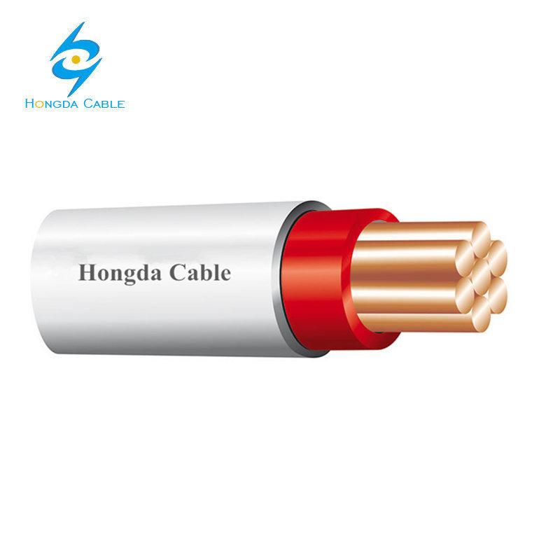 
                Single Core SDI de cobre con aislamiento de cables de PVC doble (rojo/blanco)
            