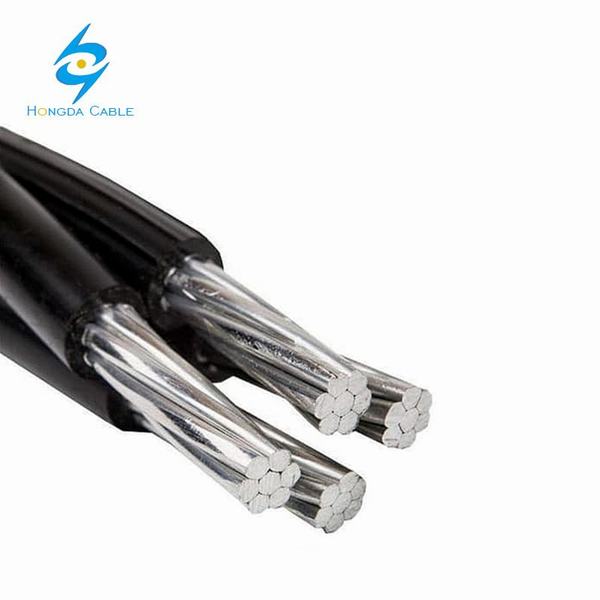 China 
                                 XLPE de 4 núcleos de 35mm Cable ABC 3 Fases Auto Apoyo Cable de antena                              fabricante y proveedor