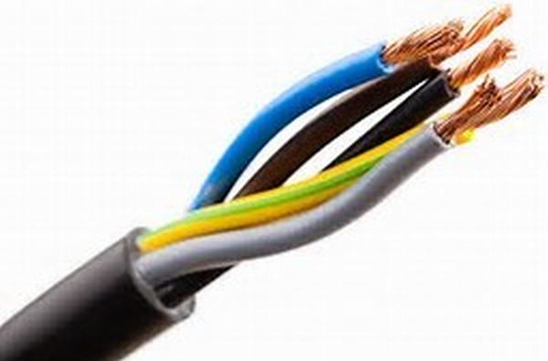 
                                 Zr Rvv Nh Cable Flexible Cable de 5 núcleos de 1,5 mm 2,5 mm de 5*5*1.5 2.5 300/500V El cable eléctrico                            
