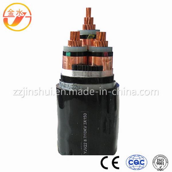 Chine 
                                 3 Core basse tension du fil en acier avec isolation XLPE/câble d'alimentation en polyéthylène réticulé blindé de bande                              fabrication et fournisseur