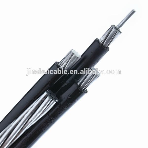 China 
                                 4*25 Caída de servicio estándar ASTM Dúplex Cable Cable ABC                              fabricante y proveedor