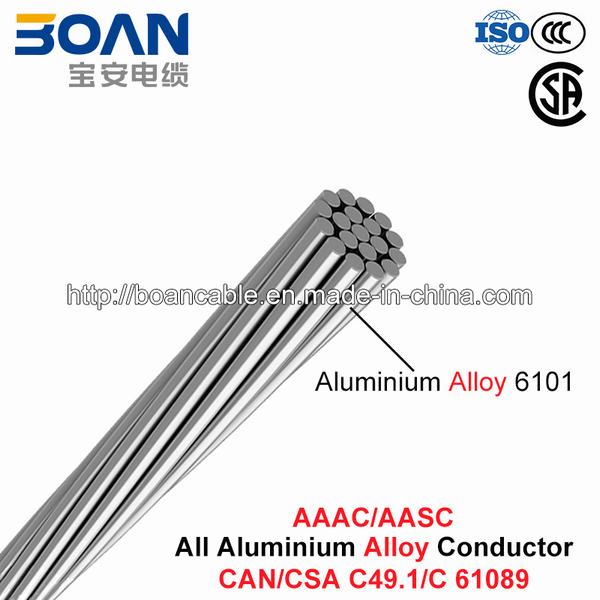 China 
                                 AAAC Aasc/Conductor, todos los conductores de aleación de aluminio (CAN/CSA CS 49,1%)                              fabricante y proveedor