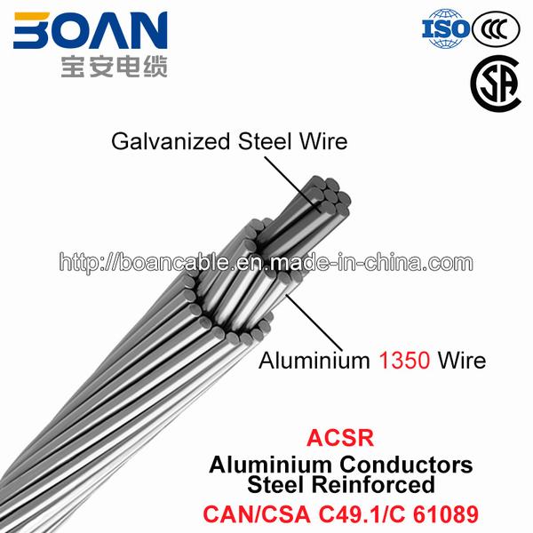 Cina 
                                 ACSR, Aluminium Conductors Steel Reinforced (CAN/CSA C49.1/C 61089)                              produzione e fornitore