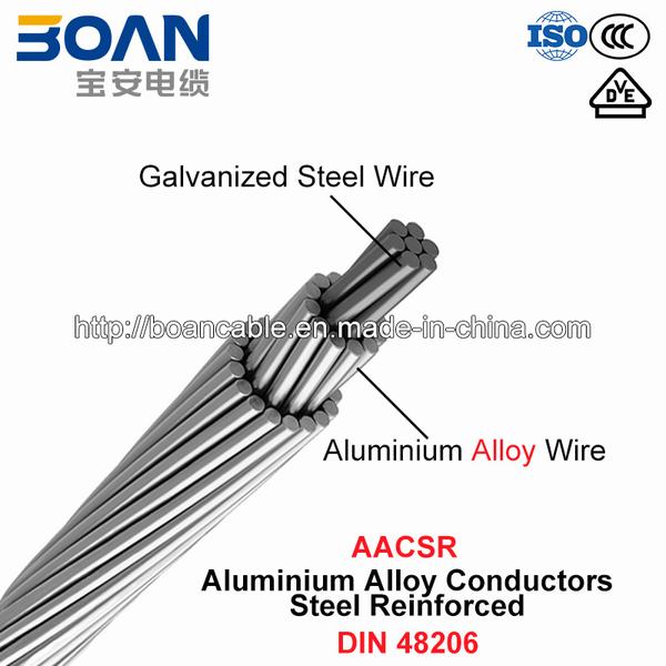 
                                 Aacsr, проводники из алюминиевого сплава стали усиленной (DIN 48206)                            