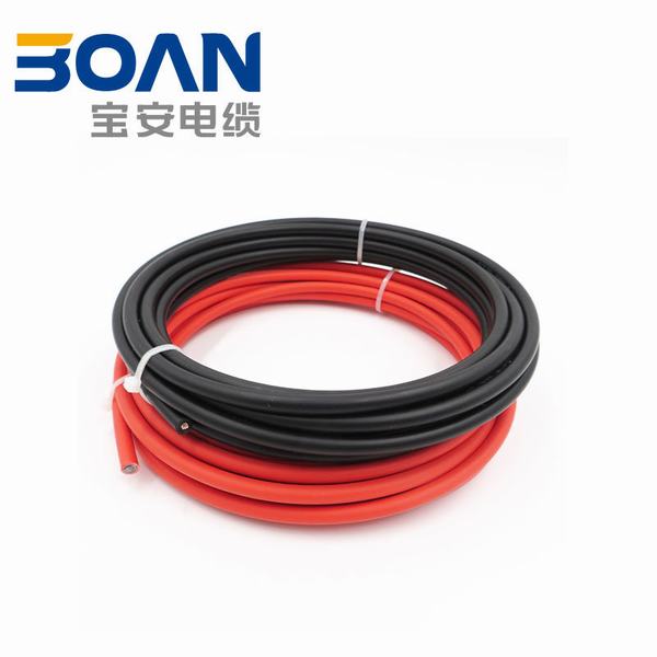 
                                 China cable, cable de energía solar fotovoltaica, Cable Eléctrico Cable PV Solar/DC certificado TUV 6mm                            
