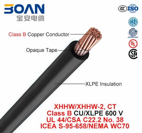 China 
                        Xhhw/Xhhw-2 CT, Building Wire, 600V, Cu/XLPE (UL 44/CSA C22.2/ICEA S-95-658/NEMA WC70)
                      manufacture and supplier