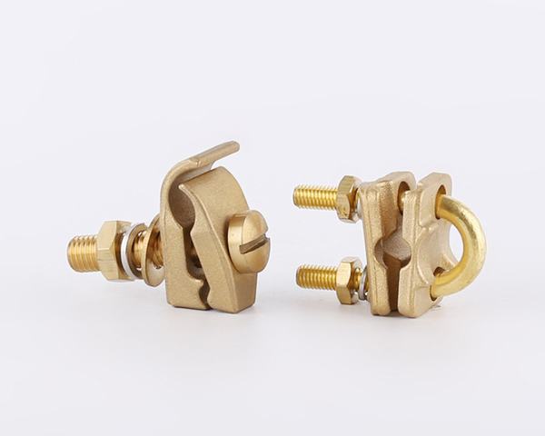 Brass Tower Earth Clamp Rod Grounding Earthing Clamp Ground Rod Clamp