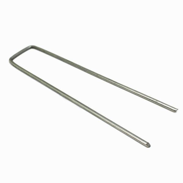 Customized Galvanized U Type Wire Nail / Ground Top Artificial Grass Nails SOD Staples Staple Ground Wire