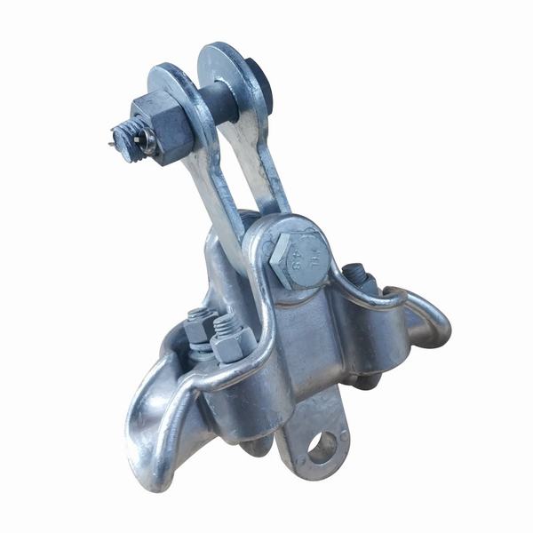 Factory Directly High Voltage Circuit Fiber Cable Suspension Jumper Overhang Clamp Aluminvun Alloy Castings
