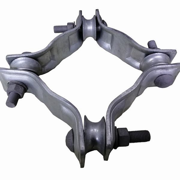 Hot-DIP Galvanized ANSI Standard 4 Way Adjustable Pole Band/Pole Clamp for Overhead Lines Crossarms