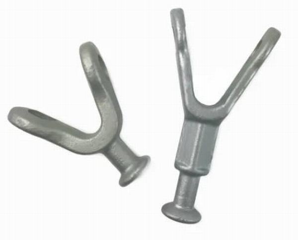 Hot DIP Galvanized Steel Pole Line Socket Y Clevis Galvanized Drop Forged