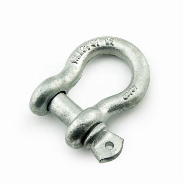 Marine Hardware Shakle 304 316 Stainless Steel Anchor Bow Shackle Rigging Accessories Anchor Type Lifting Usage Us Type Bow Shakle