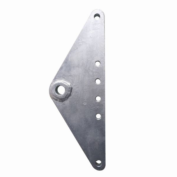 Metallic Electric Accessories Triangle Yoke Plate for Transmission Line Power Fitting Hardware