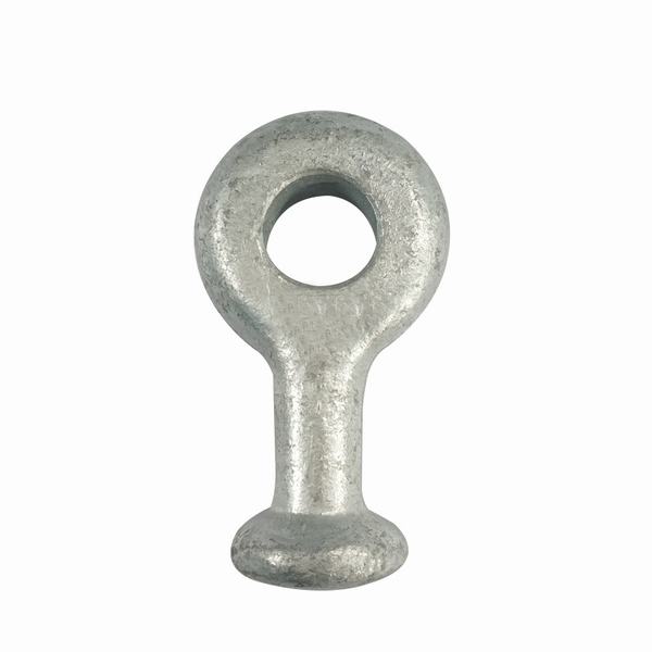 Metallic Hot-Dipped Galvanized Cable Clevis Safety Substation Fitting Stainless Steel Eye Bolt Insulated Terminal Connector