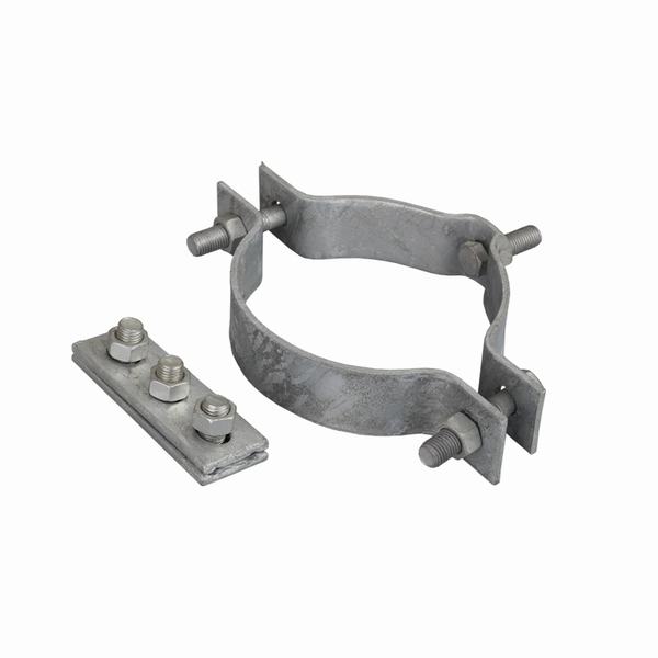 Mounting Clamp Adapter Hot DIP Galvanized Pole Clamp/Hoop for Dead End Pole Banding Clamp Mounting Clamp Adapter