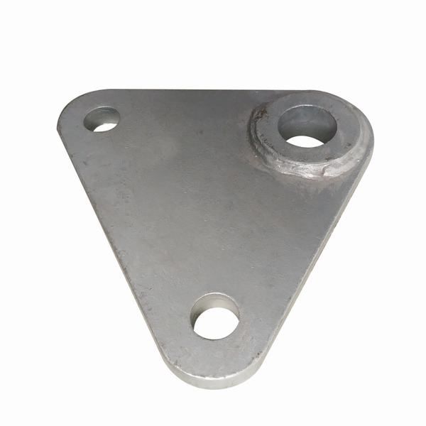 Overhead Line Plate Aluminum Alloy Castings Easy to Operate Yoke Plates for Double Guy Wire 3 Hole Yoke Clevis with Great Price