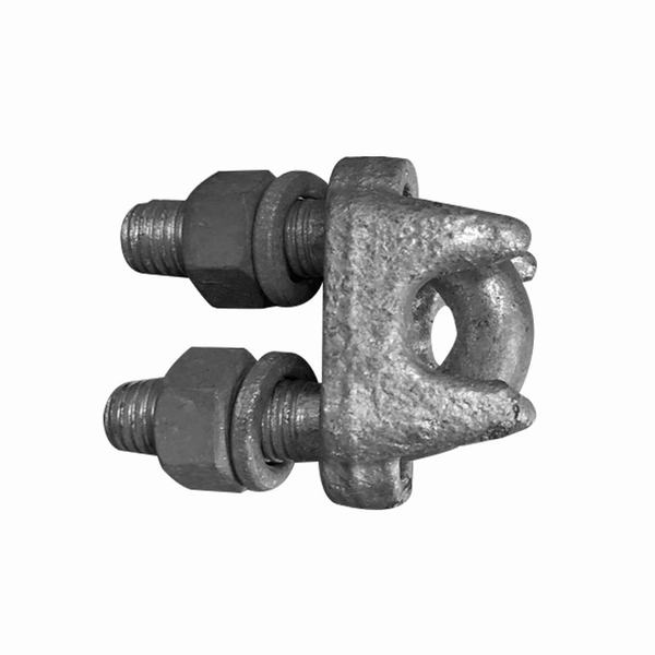 Silver Steel Cable Clamp Made of Hot DIP Galvanized Steel