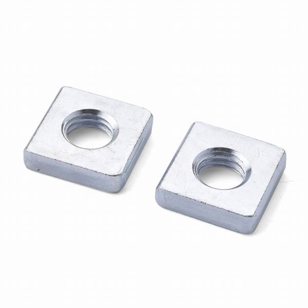 China 
                        Square Nuts Zinc Plated Galvanized Black HDG Stainless Steel A2 A4 Rectangular Nut
                      manufacture and supplier