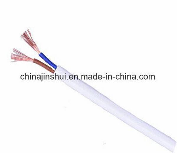 China 
                        2g1.5mm 2X0.75 PVC Insulation Flexible Flat Wire H05VV-F Electrical Cable
                      manufacture and supplier