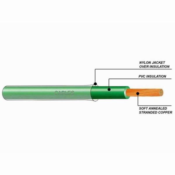 
                                 450/750V PVC isolierte Nylon Jacke THHN Elektrodraht für uns Markt                            
