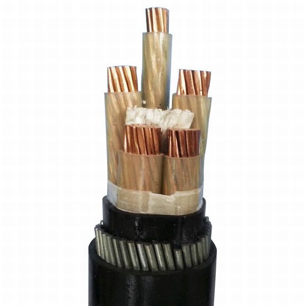 
                                 Conducteur en cuivre de câble flexible en PVC 5 câble d'alimentation de base                            