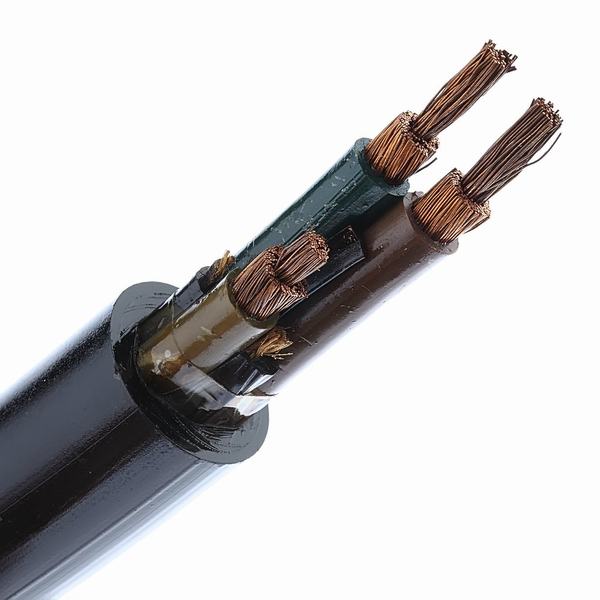Flexible 3 Core Rubber Insulation Copper Power Cable