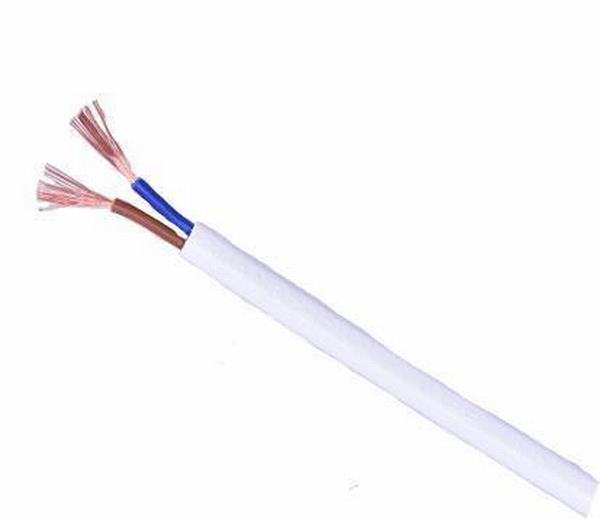 Chine 
                                 Isolés de PVC de haute qualité à gaine PVC double câble plat                              fabrication et fournisseur