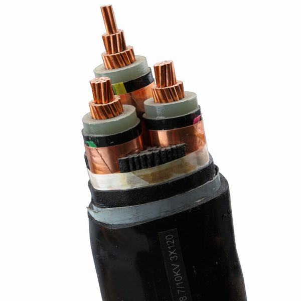Outdoor Waterproof Electrical Copper Power Cable for Industrial Yjv22 0.6/1kv Armored Power Cable