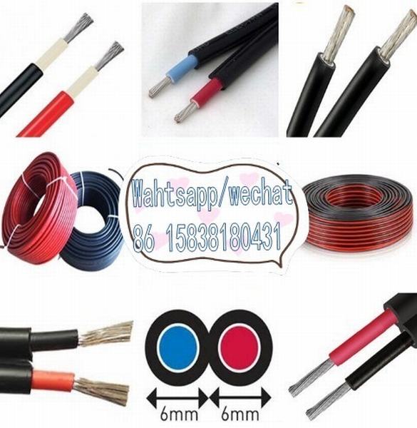 PV1-F DC Solar Cable 4mm 6mm and TUV Approval Solar Cable Red/Black