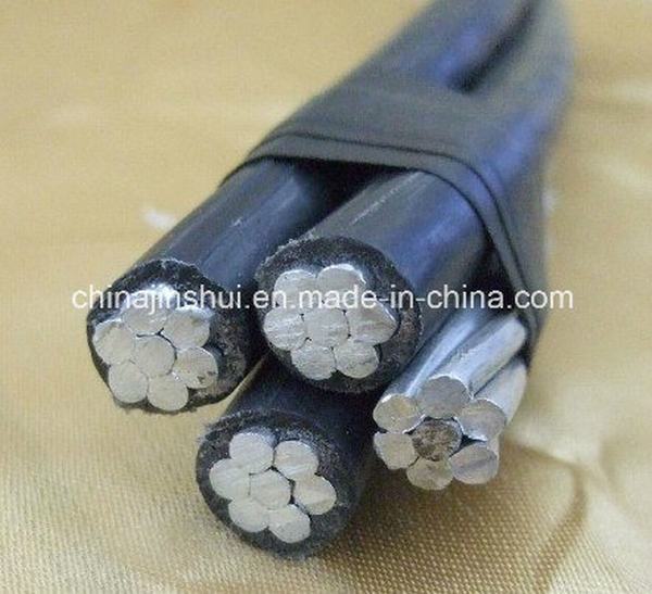 China 
                        Stranded Aluminum Conductor XLPE Insulated ABC Cable 3X70+50
                      manufacture and supplier