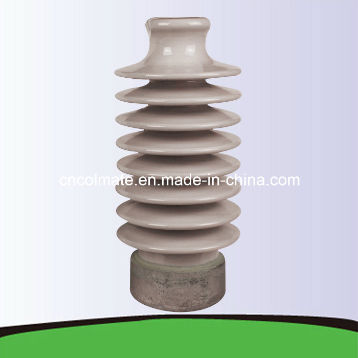 24kv Porcelain Post Insulator Ceramic Insulator Line Post Pin Long Rod 33kv 5kn 10kn 12kn ANSI 57-1 57-3 57-4 High Voltage Overhead Line