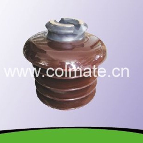 
                33kV Porzellan Pin Isolator Keramik Isolator Line Post 11kV 24kv 5kN 10kn ANSI 56-3 P-11-Y Hochspannungs-Freileitung 900mm Semi Conduct Glaze
            