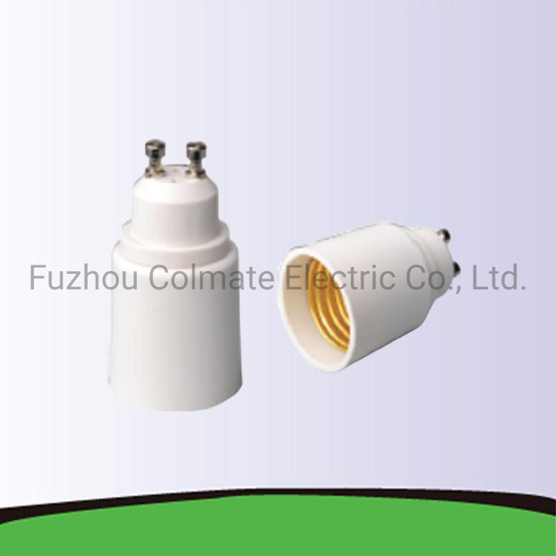 
                Adaptador do Suporte da lâmpada E27-GU10 da base da lâmpada de luz de adaptador Adaptador de Soquete GU10 para E27
            