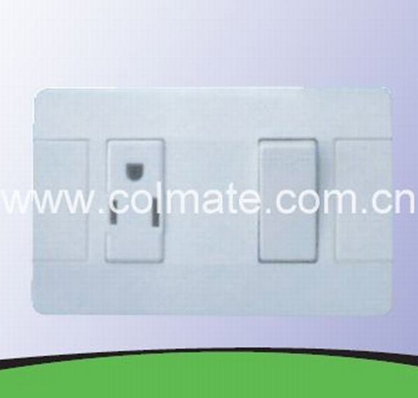China 
                        American Type One Gang Electrical Wall Switch and Socket
                      manufacture and supplier
