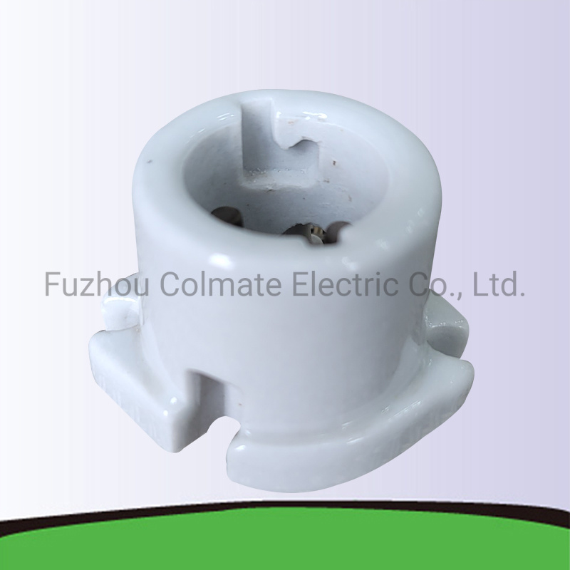 China 
                B22 Porcelain Lamp Holder Bayonet Ceramic Lamp Socket
              manufacture and supplier