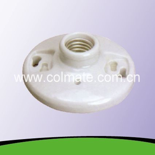 China 
                        E27 Porcelain Lamp Holder Ceramic E26 Lamp Socket Lamp Base Lampholder CE UL Approved
                      manufacture and supplier