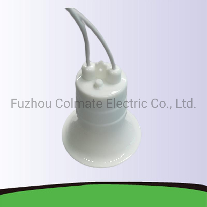 
                Suporte para lâmpada de porcelana E27 base para lâmpada com revestimento de plástico Saia tipo novo
            