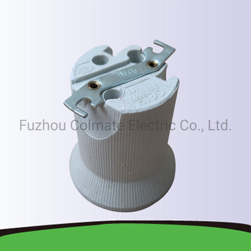 Cina 
                Base lampada in ceramica E40 attacco lampada in porcellana Mogul E39 lampada Portalampada VDE UL
              produzione e fornitore