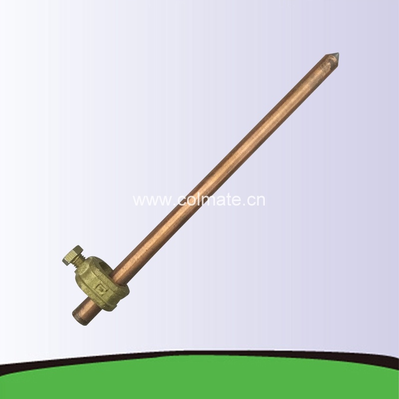 
                Barra de tierra barra de conexión de cobre de unión de varilla de soporte Acoplamiento de espiga con abrazadera de latón
            