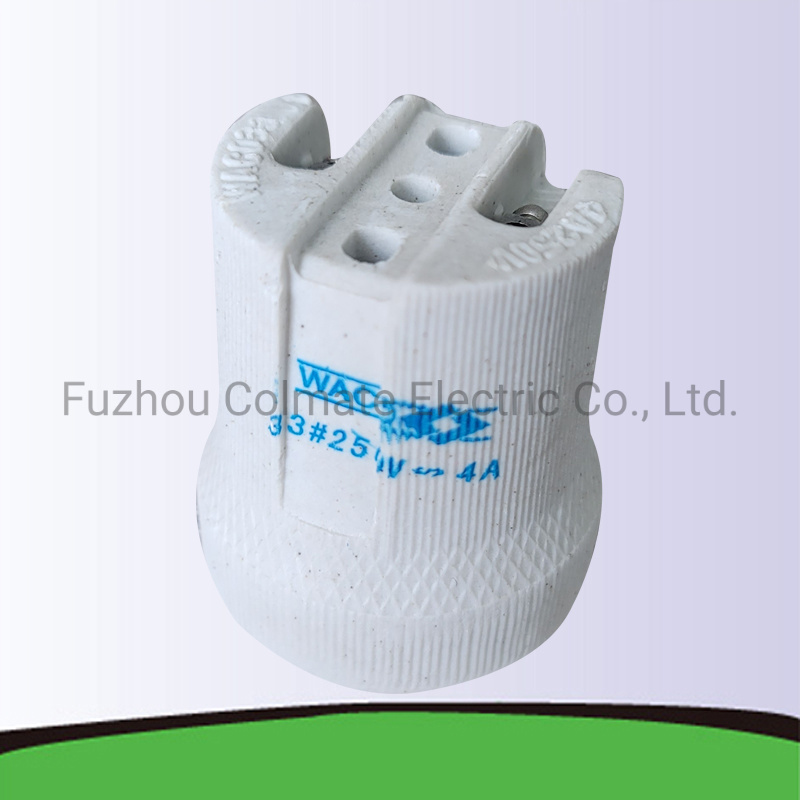 China 
                        Porcelain E27 Lamp Holder Ceramic Lamp Socket Lamp Base Lampholder E26 E27 E39 E40 CE UL Approved
                     supplier