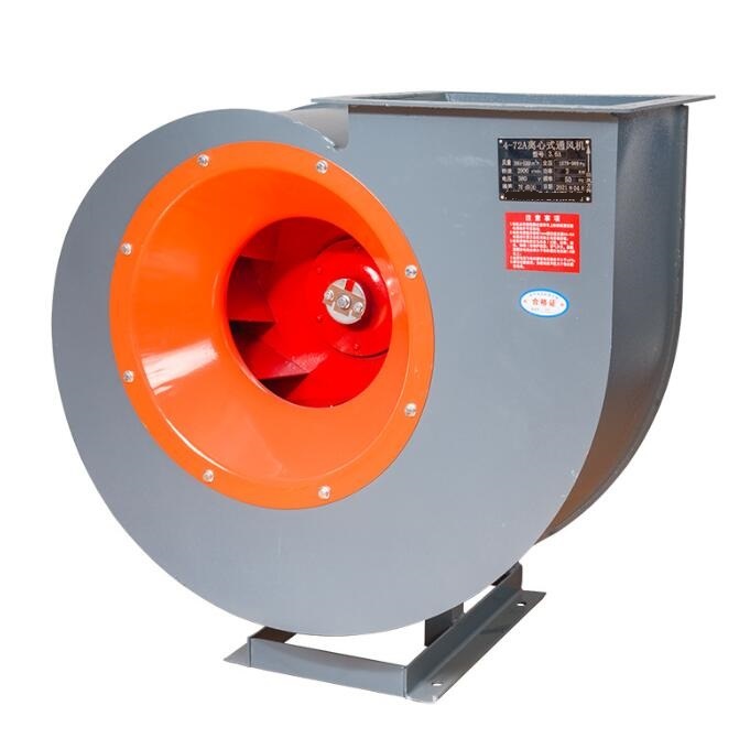 B4-72 Series 380V 0.75-15kw Explosion Proof Centrifugal Fan Ventilation and Air Change Equipment