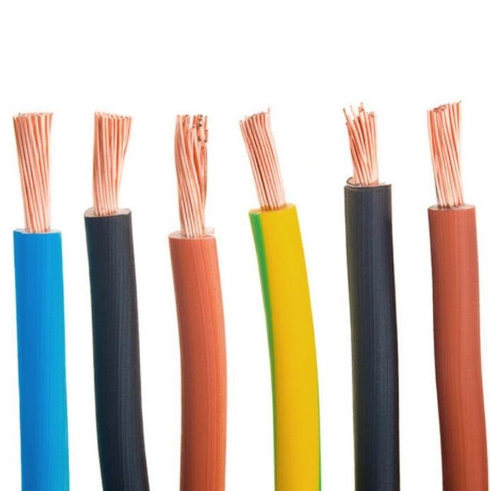 Bvr 10mm2 450/750V Multi-Strand Soft Copper Core Wiring Cable for Home Improvement Engineering