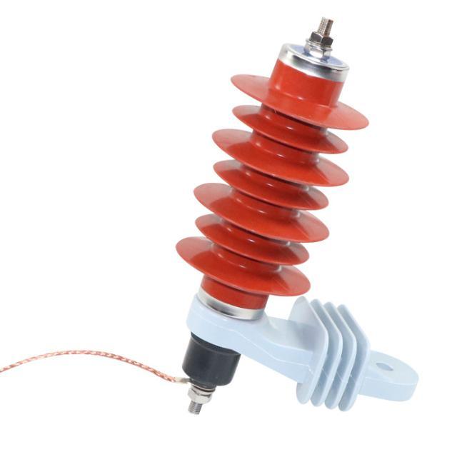 China 
                Hy5 (10) W with Bracket Disconnector (Or Outlet) Composite Jacket Gapless Arrester Surge Arrester
              manufacture and supplier