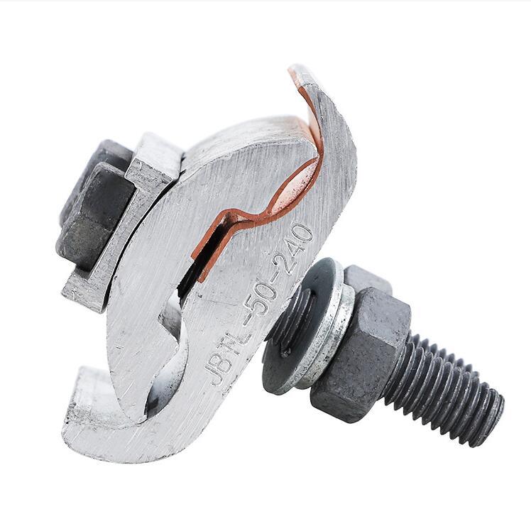 Jbtly 10-400mm2 Copper-Aluminum Special-Shaped Parallel Trench Wire Clamp Overhead Cable Connection Clamp