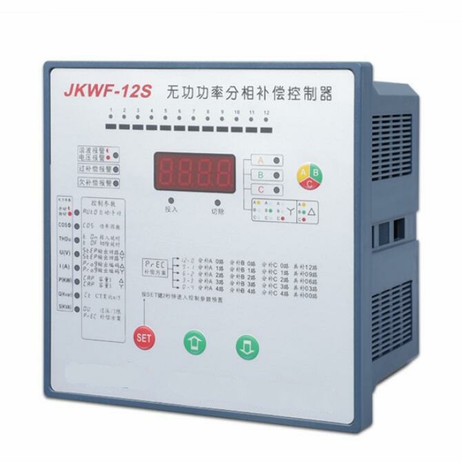 
                Jkwf 220-380V 0,1-5,5A Automatische Kompensationssteuerung für Blindleistung Kondensator-Schrank Automatischer Kompensator
            
