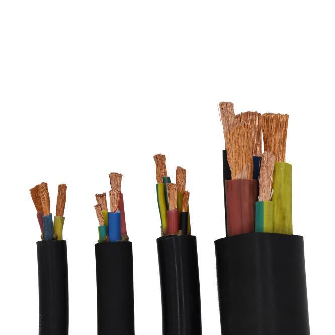 My/Myp 0.38/0.66/1.14kv 4-400mm2 Mobile Explosion-Proof Flame-Retardant Rubber Sheathed Flexible Copper Cable for Coal Mine